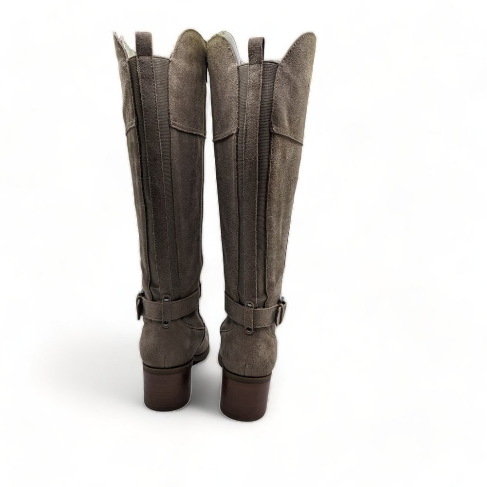 Marc Fisher Womens Calf Suede Tall Shaft $191 Gray Size 7.5 Wide - Picture 4 of 14